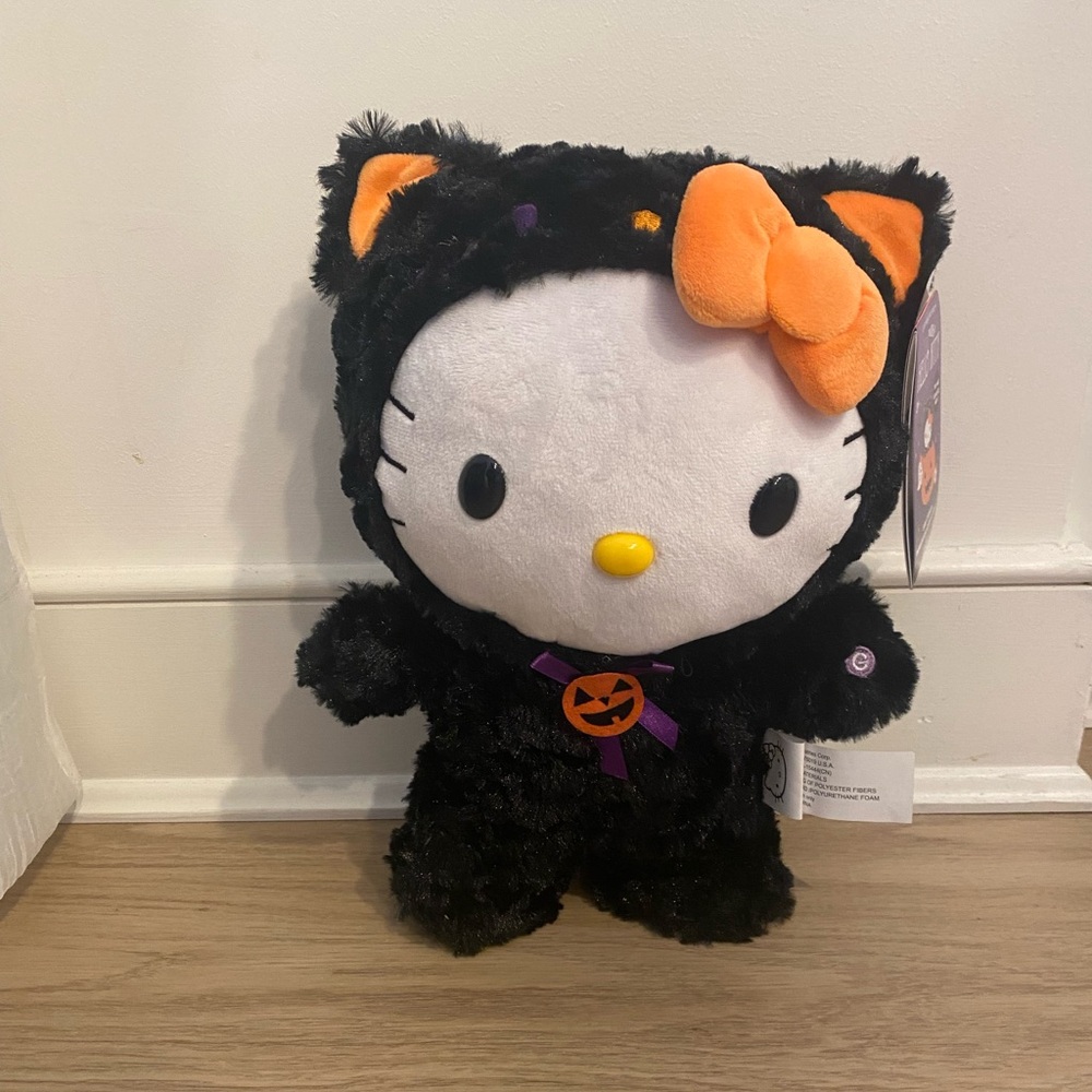 Hello Kitty Halloween Animated Musical Stepper Black Cat Costume